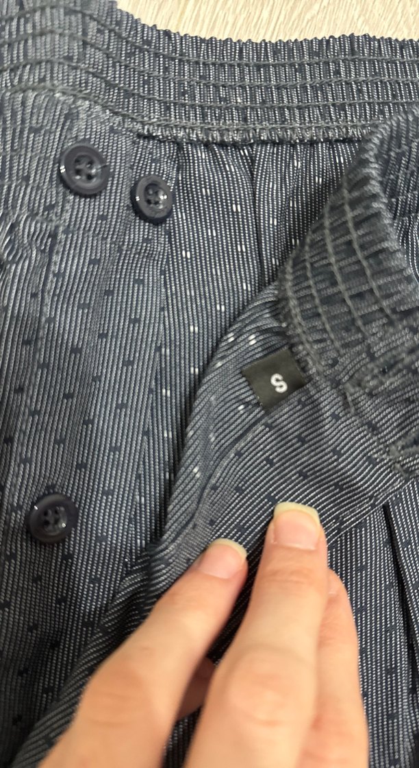 Erkek lacivert uzun Kollu röpteşambır - Görsel 4