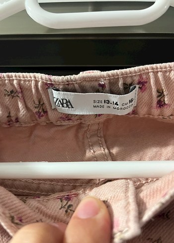 Düğmeli Pembe Kız Pantolonu - Görsel 11