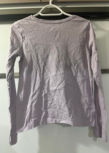 Gap Kız Çocuk Uzun Kollu Mor Tişört - Görsel 6