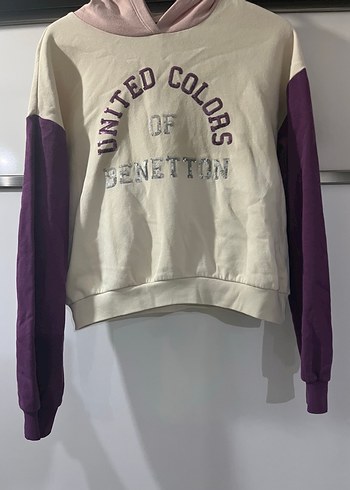 Pamuklu Uzun Kollu Kadın Sweatshirt - Görsel 5