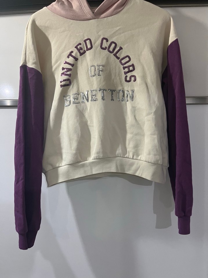 Pamuklu Uzun Kollu Kadın Sweatshirt - Görsel 5