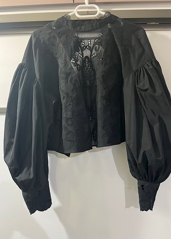 s Beden siyah Renk Düğmeli Siyah Midi Gotik Kadın Ceket