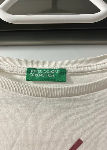 Kız Çocuk Uzun Kollu Beyaz Baskılı Tişört - Görsel 4