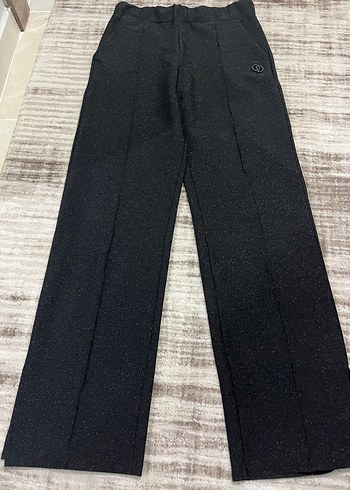 Siyah Midi Kumaş Kadın Pantolon - Görsel 4