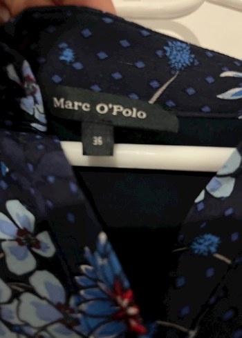 Uzun Kol V Yaka Lacivert Bohem Tunik - Görsel 13