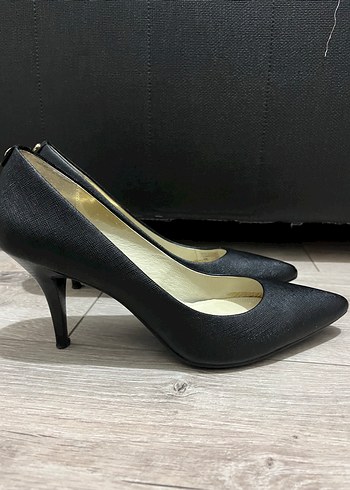 Kadın Siyah Rugan Stiletto Topuklu Ayakkabı - Görsel 4