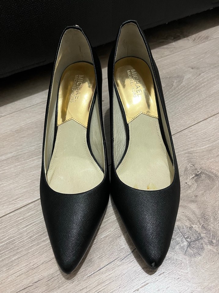 Kadın Siyah Rugan Stiletto Topuklu Ayakkabı - Görsel 2