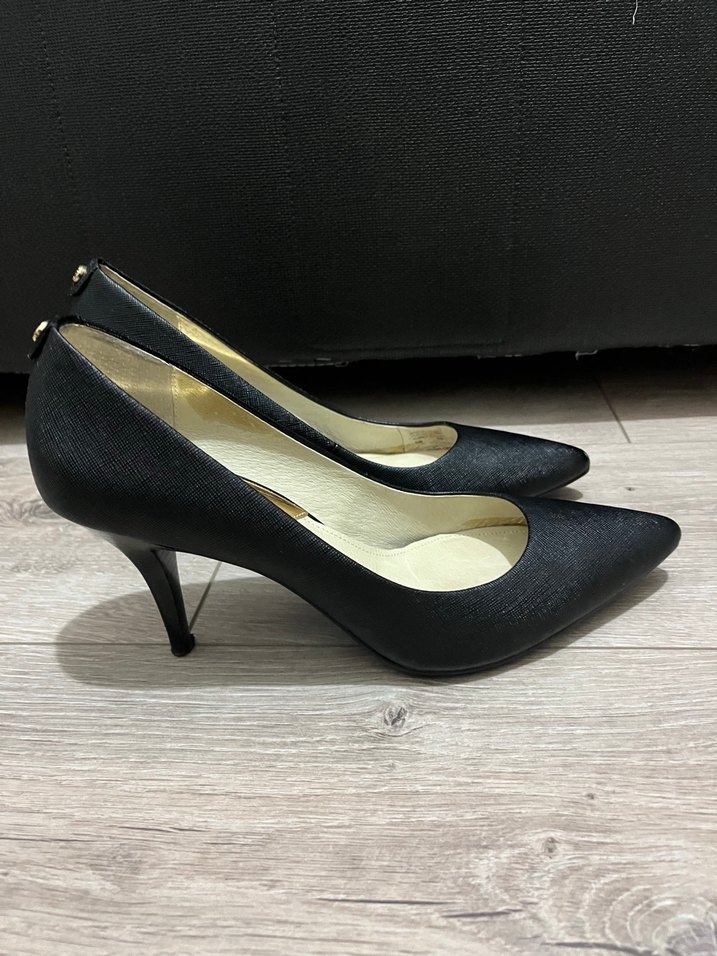 Kadın Siyah Rugan Stiletto Topuklu Ayakkabı - Görsel 3