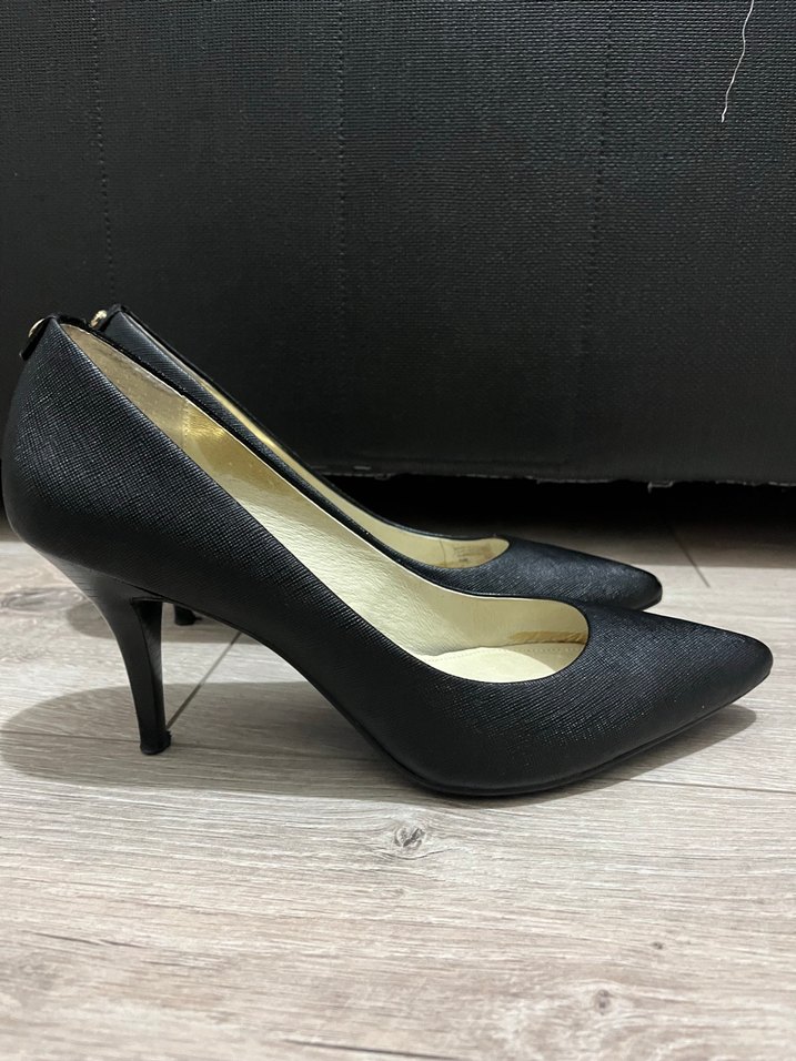 Kadın Siyah Rugan Stiletto Topuklu Ayakkabı - Görsel 4