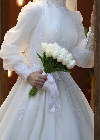 Tesettür gelinlik - Görsel 5