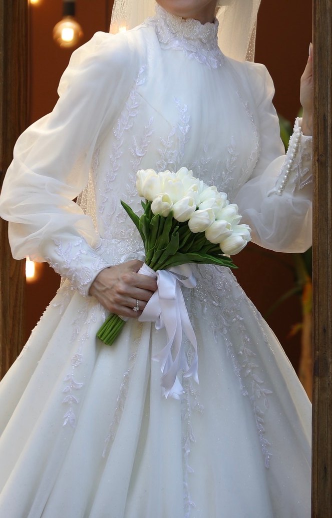 Tesettür gelinlik - Görsel 5