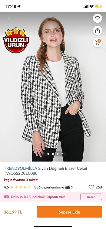 Blazer ceket