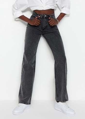 Wide leg jean - Görsel 4