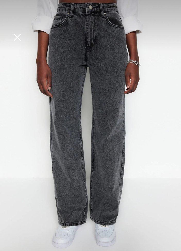 Wide leg jean - Görsel 2