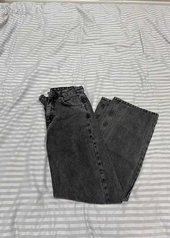 Gri Regular Fit Kot Pantolon - Görsel 4