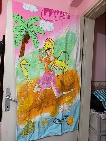 Winx club lisans şezlong havlusu ve kitaplar