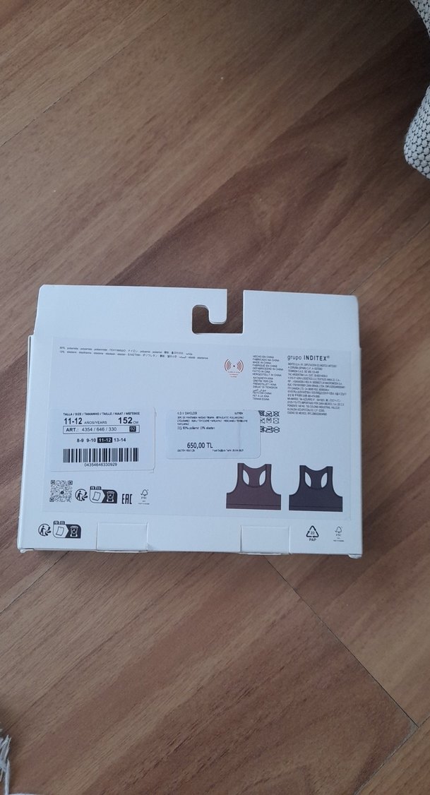 Zara Mor Baskılı Kız Çocuk Atlet 2'li Paket - Görsel 2