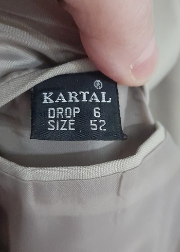 Bej Düğmeli Erkek Ceket takımı - Görsel 6