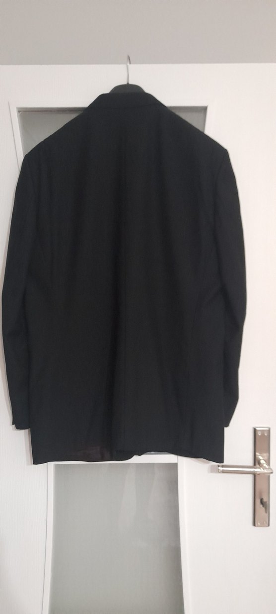 Düğmeli Siyah Erkek  Elbise Ceket - Görsel 2
