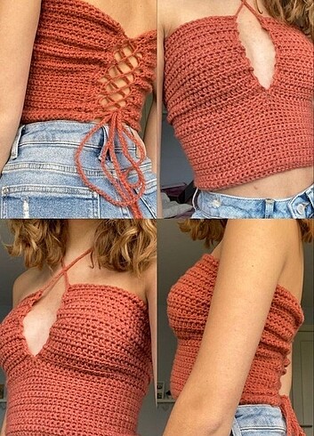 Diğer Örgü Crochet Crop