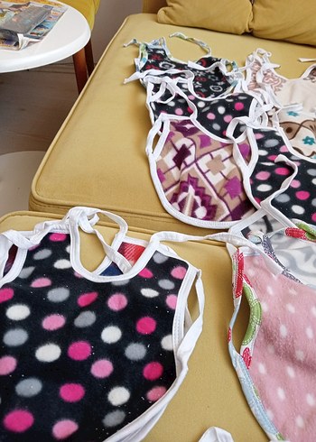 Renkli Desenli Bebek Önlükleri hepsi tek fiyat - Görsel 8