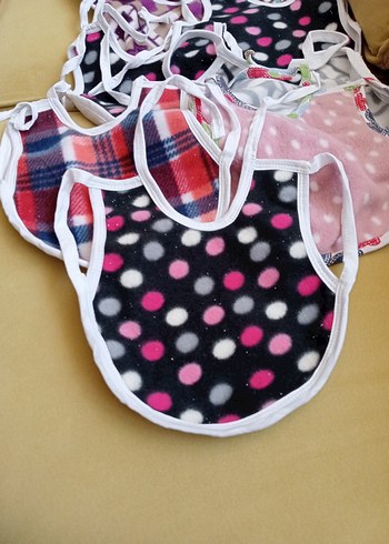 Renkli Desenli Bebek Önlükleri hepsi tek fiyat - Görsel 5