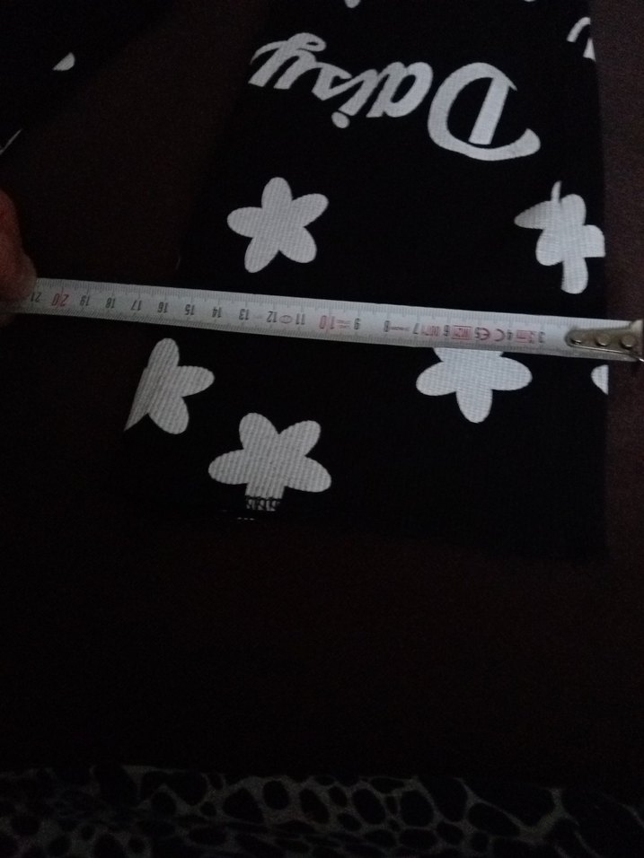 Kız Çocuk Siyah Çiçekli Bol Kesim Pantolon - Görsel 5