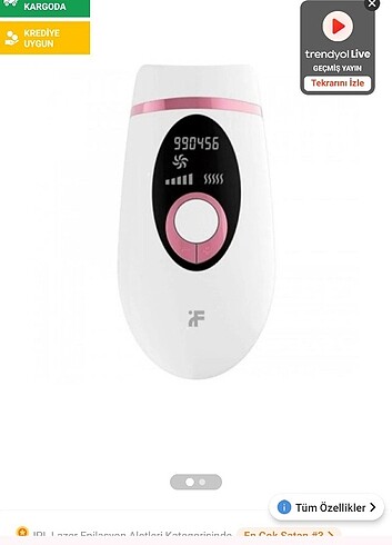 İnface lazer epilasyon aleti 