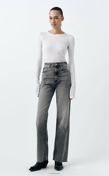 Zara wide leg orijinal jean