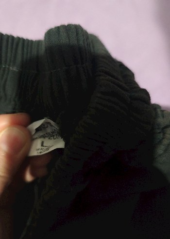 Siyah Keten Midi erkek Pantolon - Görsel 6