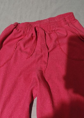 Kadın Pembe Rahat Kesim Eşofman Altı ve badi - Görsel 3