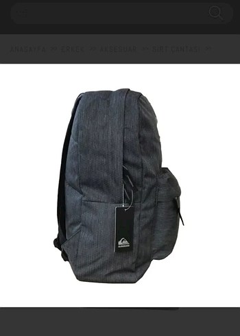 Quiksilver Quiksilver Gri Fermuarlı Sırt Çantası