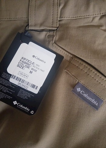 m Beden camel Renk Columbia Tactical Pantolon