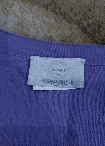 xl Beden mor Renk Marina Rinaldi Bluz