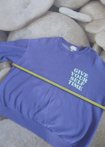 s Beden mor Renk Pull Bear Sweat