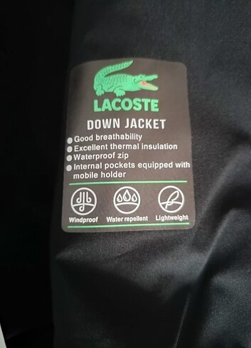 2xl Beden siyah Renk Lacoste Ceket