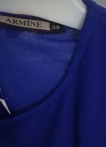 38 Beden mavi Renk Armine tunik