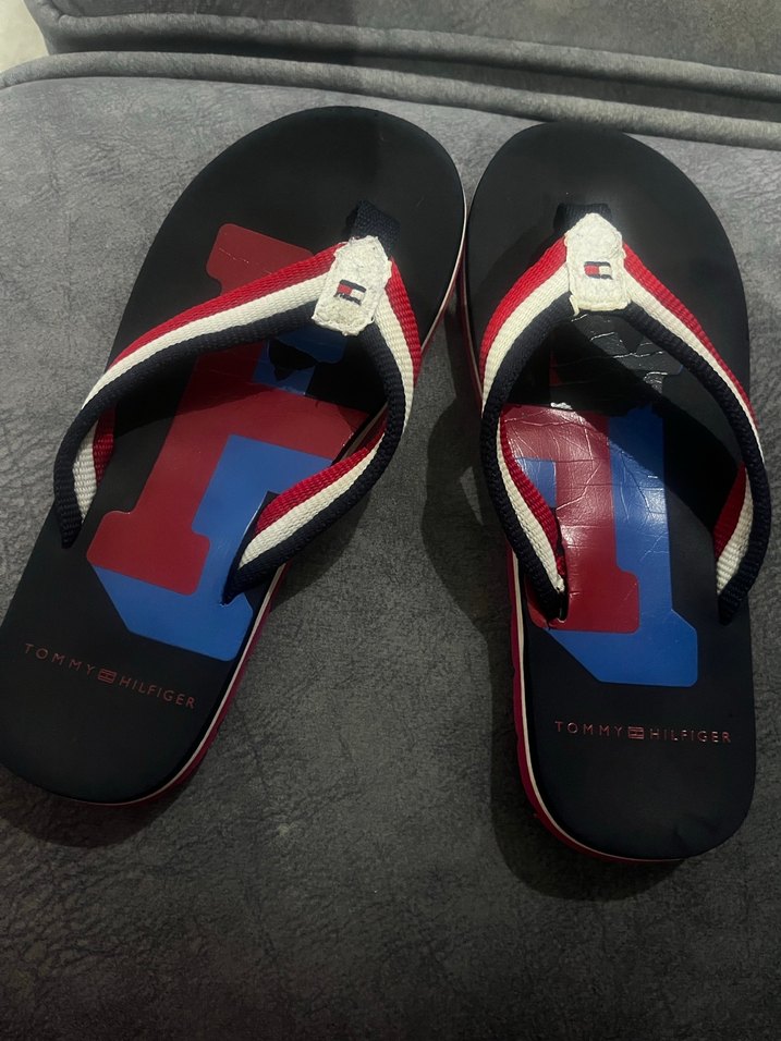 Tommy Hilfiger unisex  Çok Renkli Parmak Arası Terlik - Görsel 3