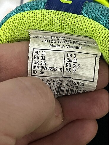 35 Beden çeşitli Renk Decathlon spor ayakkabı