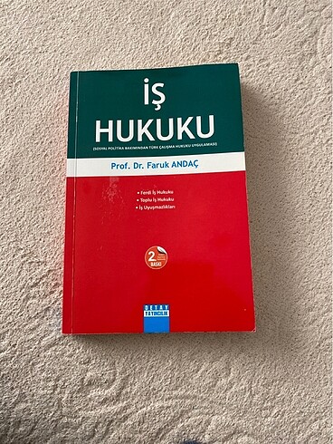 İş Hukuku Prof. Dr.Faruk Andaç