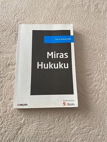 Miras Hukuku Prof Dr Mehmet Ayan