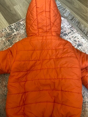 9-12 Ay Beden turuncu Renk Bebek mont