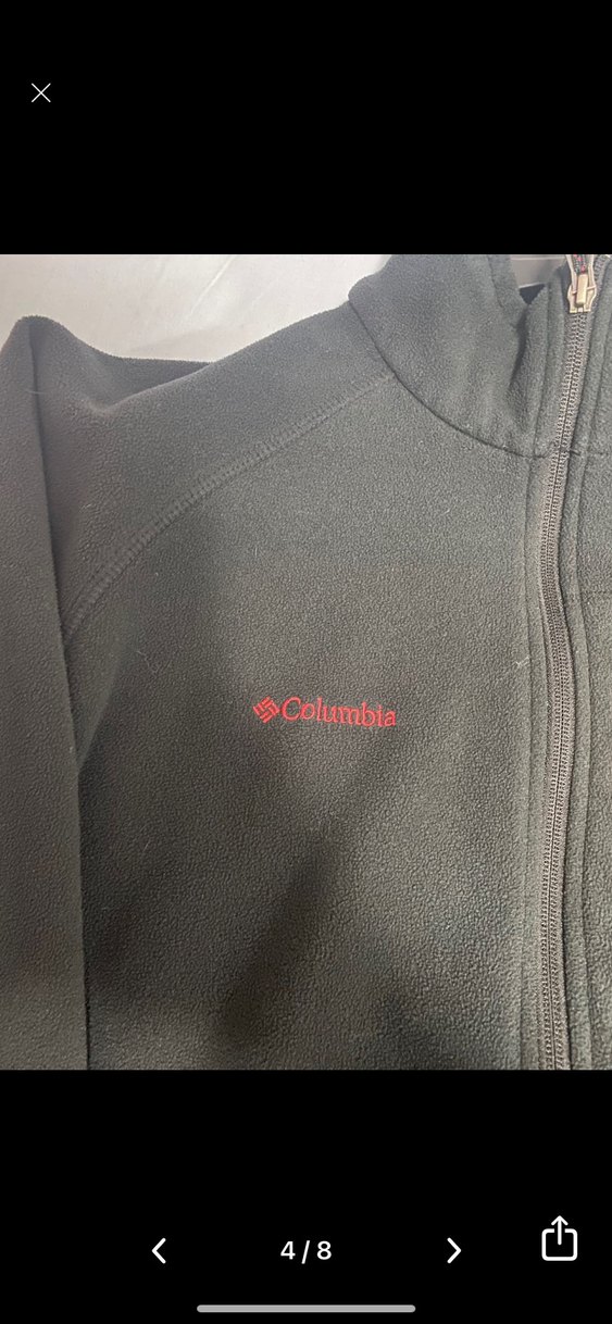 Columbia Siyah Fermuarlı Erkek Polar - Görsel 4