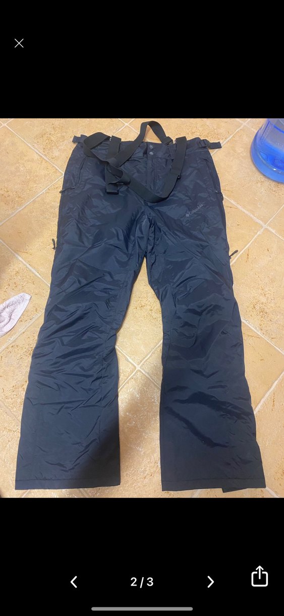 Erkek Kemerli Koyu Mavi Kayak Pantolonu - Görsel 2