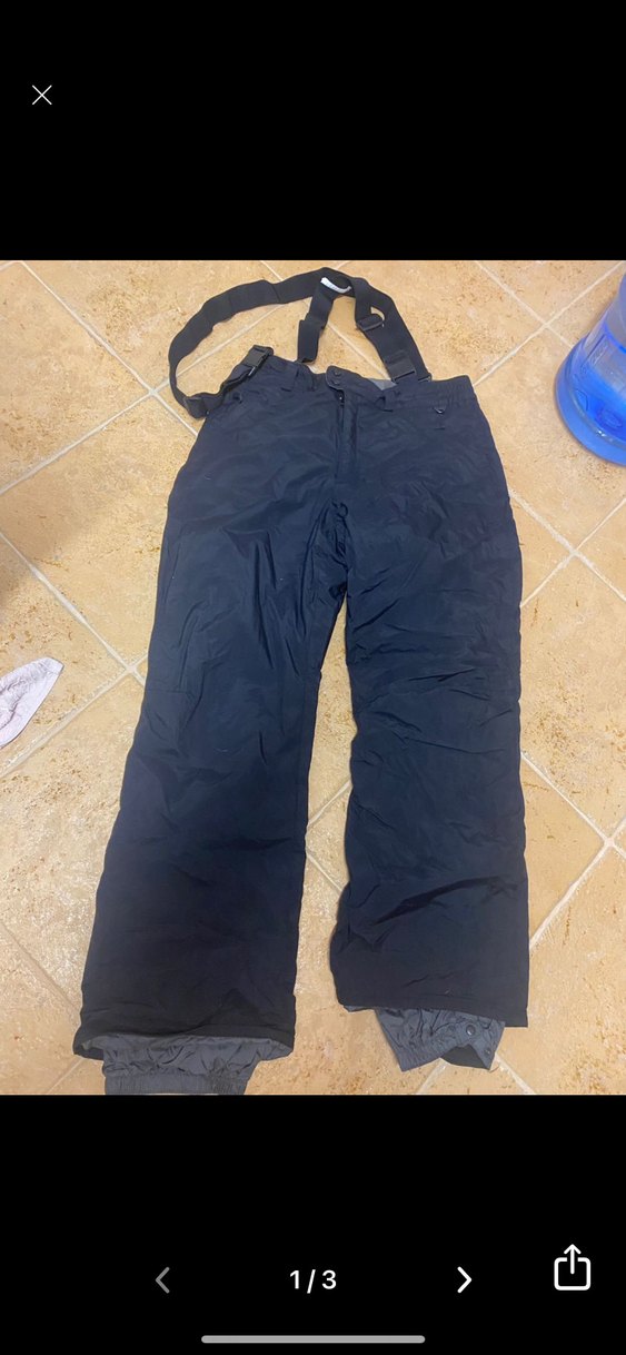 Erkek Siyah Kemerli Kayak Pantolonu - Görsel 4