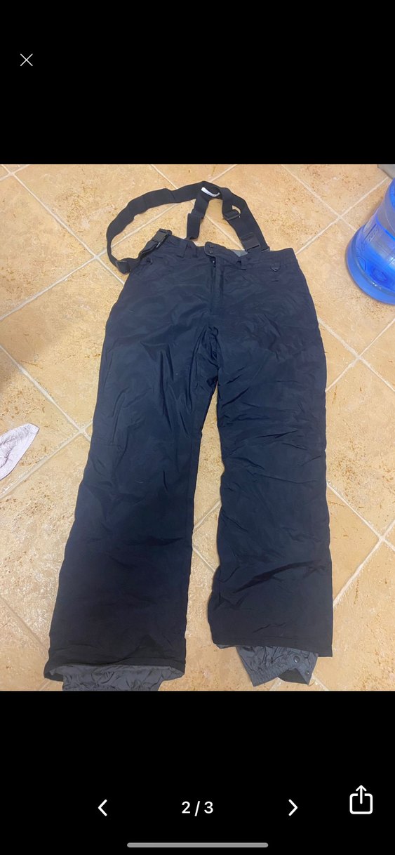 Erkek Siyah Kemerli Kayak Pantolonu - Görsel 2