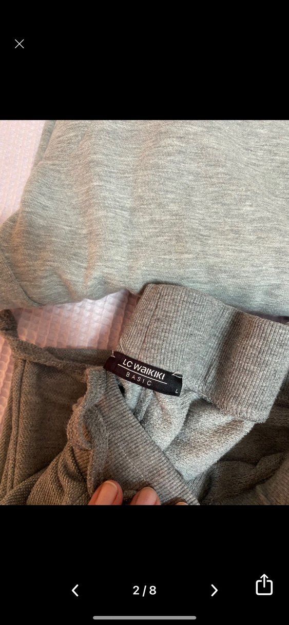 Gri Eşofman Altı - Görsel 4