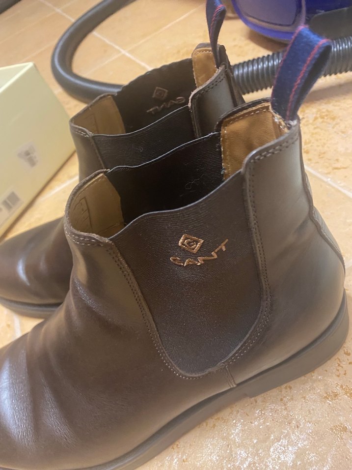 Kahverengi Deri erkek Botu - Görsel 4