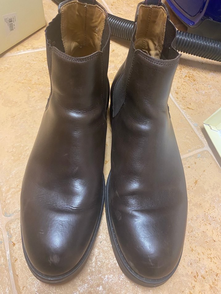 Kahverengi Deri erkek Botu - Görsel 2