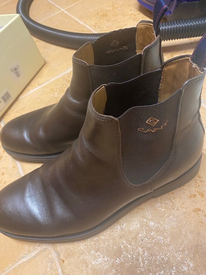 Kahverengi Deri erkek Botu - Görsel 5